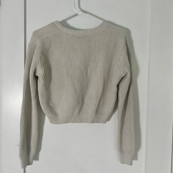 BRANDY MELVILLE Knit Cardigan Cream Colour Size S - Picture 2 of 3